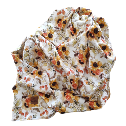 Swaddle de Jersey Girasoles