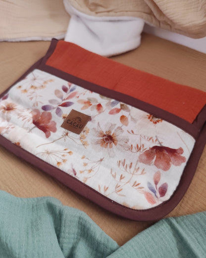 Muda Fraldas Portátil Flores de Outono