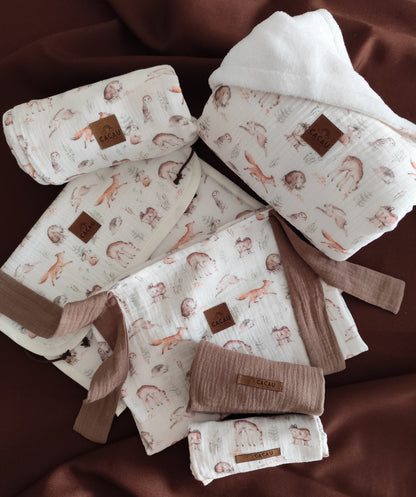 Conjunto Animais do Bosque - 6 peças