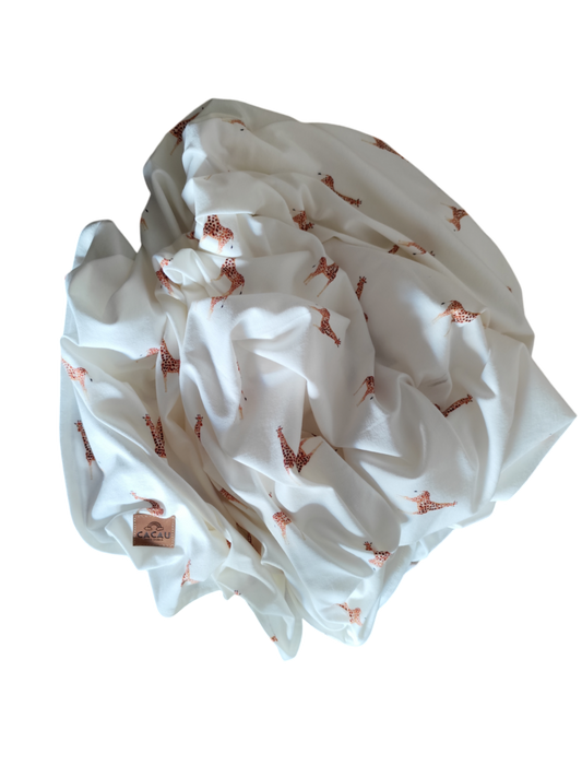 Swaddle de Jersey Jirafas